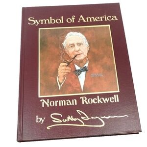 VTG 1982~SYMBOL OF AMERICA Norman Rockwell BOOK~ First Edition #4445